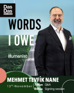 Words I Owe (Mehmet Tevfik Nane ) 13th November 19:00pm